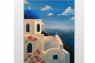 Virtual Paint Nite: Santorini II